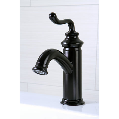 SINGLE HOLE BATHROOM FAUCET in OIL RUBBED BRONZE - BFFS5415RL - COPPER ALCHEMY