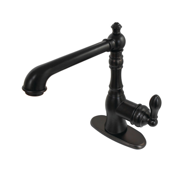 SINGLE HOLE BATHROOM FAUCET in OIL RUBBED BRONZE - BFLS8220DL - COPPER ALCHEMY