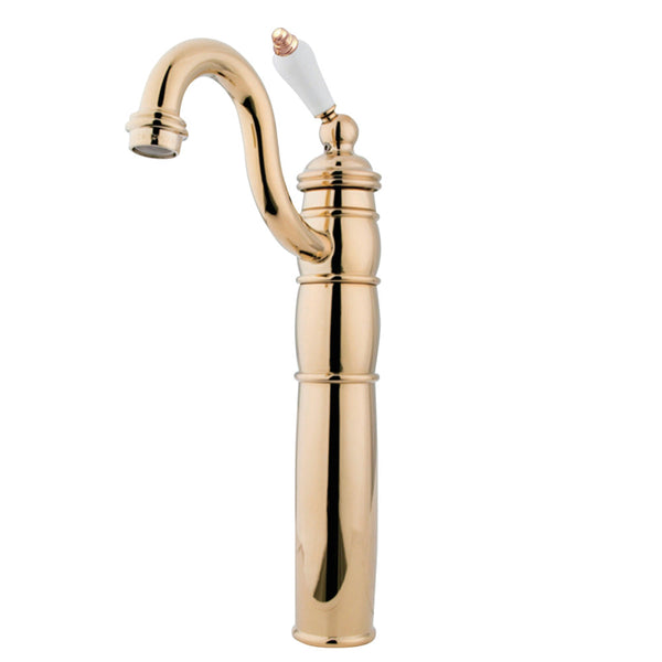 VESSEL SINK FAUCET in POLISHED BRASS - BFKB1422PL  - COPPER ALCHEMY