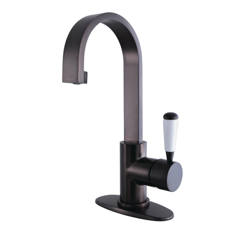 SINGLE HOLE BATHROOM FAUCET in OIL RUBBED BRONZE - BFLS8215DPL - COPPER ALCHEMY