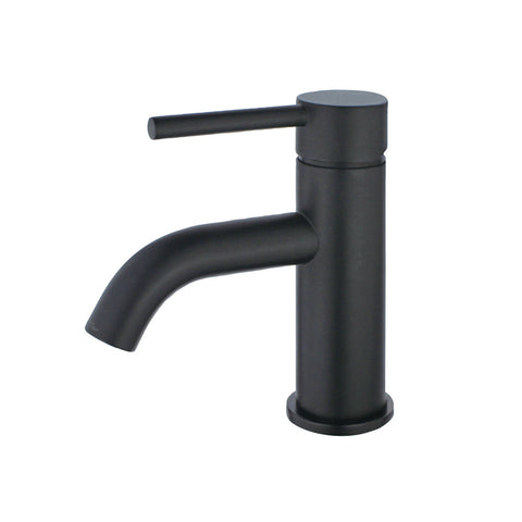 SINGLE HOLE BATHROOM FAUCET in MATTE BLACK - BFLS8220DL - COPPER ALCHEMY