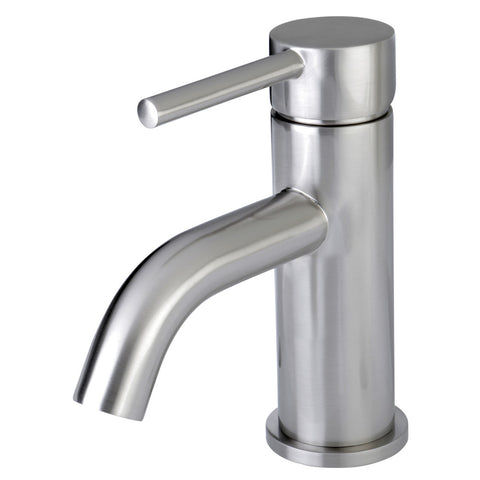 SINGLE HOLE BATHROOM FAUCET in BRUSHED NICKEL - BFLS8228DL - COPPER ALCHEMY