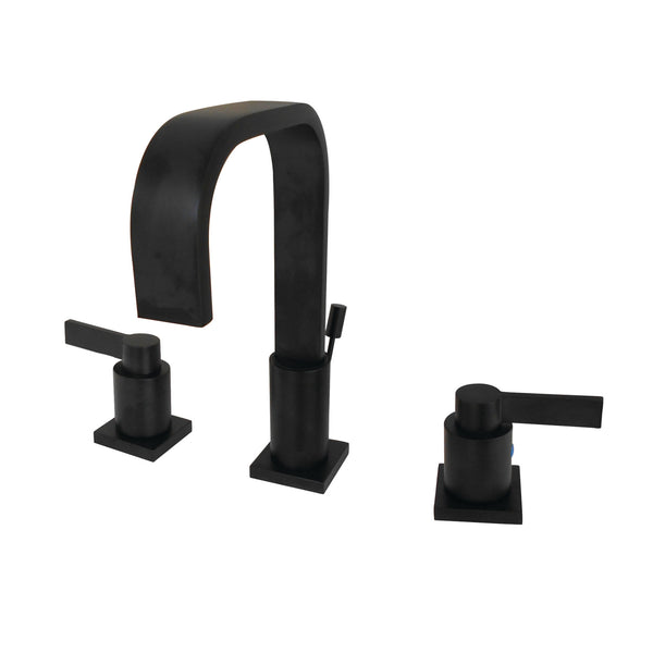 WIDESPREAD BATHROOM FAUCET in MATTE BLACK- BFFSC8960NDL - COPPER ALCHEMY