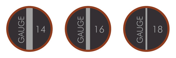 DA VINCI | Round Vessel Bathroom Copper Sink in Brushed Nickel - 17 x 7" - Double Wall - COPPER ALCHEMY