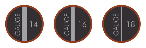 BUCKET ONE | Round Vessel Bathroom Copper Sink - 16 x 8" - Gauge 16 - COPPER ALCHEMY