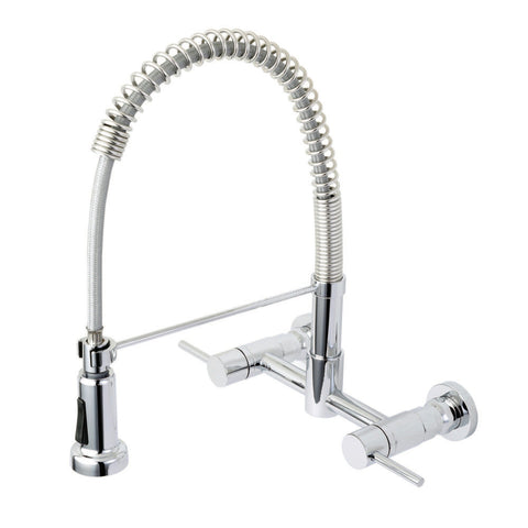 PULL - DOWN KITCHEN FAUCET in POLISHED CHROME - KFGS8181DL - COPPER ALCHEMY