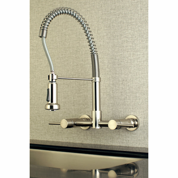 PULL - DOWN KITCHEN FAUCET in BRUSHED NICKEL - KFGS8188DL - COPPER ALCHEMY