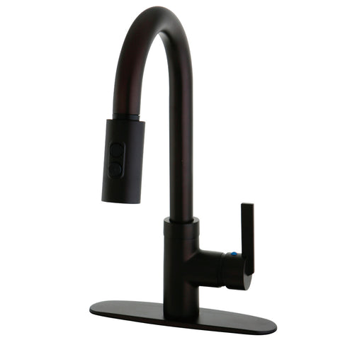 PULL - DOWN KITCHEN FAUCET in OIL RUBBED BRONZE - KFGS8785CTL - COPPER ALCHEMY