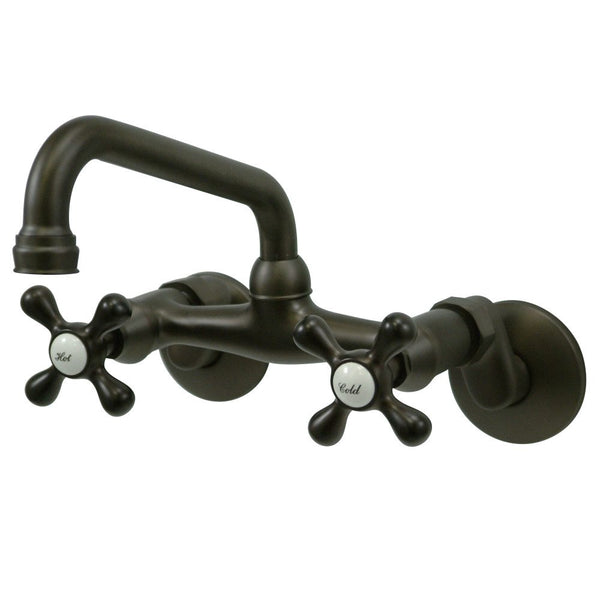WALL MOUNT KITCHEN FAUCET in OIL RUBBED BRONZE - KFKS213ORB - COPPER ALCHEMY