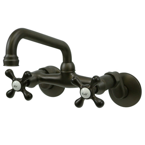 WALL MOUNT KITCHEN FAUCET in OIL RUBBED BRONZE - KFKS213ORB - COPPER ALCHEMY