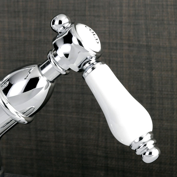 SINGLE HOLE BATHROOM FAUCET in POLISHED CHROME - BFKS1431BPL - COPPER ALCHEMY