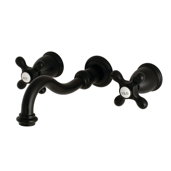 WALL MOUNT BATHROOM FAUCET in MATTE BLACK - BFKS3120AX - COPPER ALCHEMY