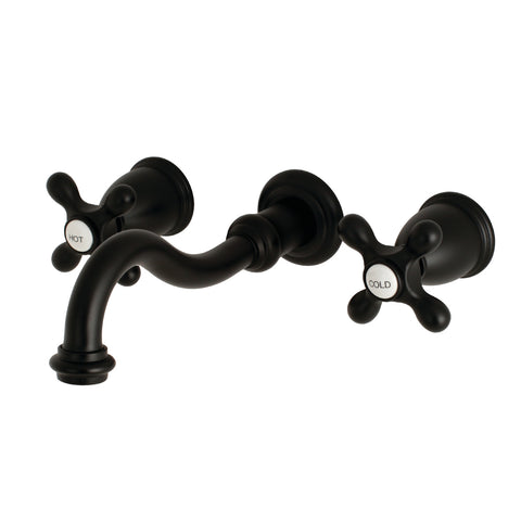 WALL MOUNT BATHROOM FAUCET in MATTE BLACK - BFKS3120AX - COPPER ALCHEMY