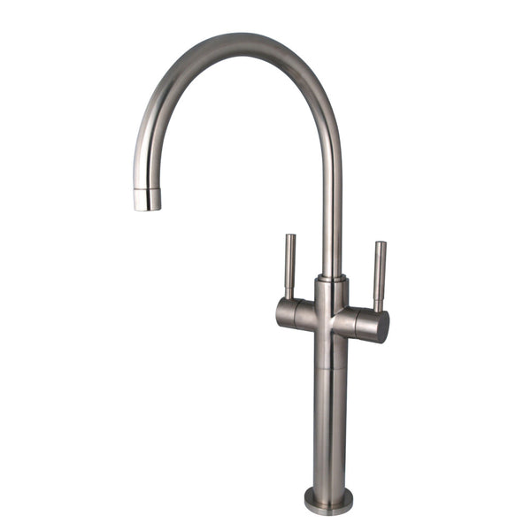 VESSEL SINK FAUCET in BRUSHED NICKEL - BFKS8098DL - COPPER ALCHEMY