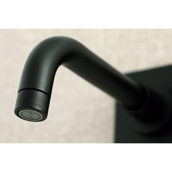 WALL MOUNT BATHROOM FAUCET in MATTE BLACK - BFKS8110DL - COPPER ALCHEMY