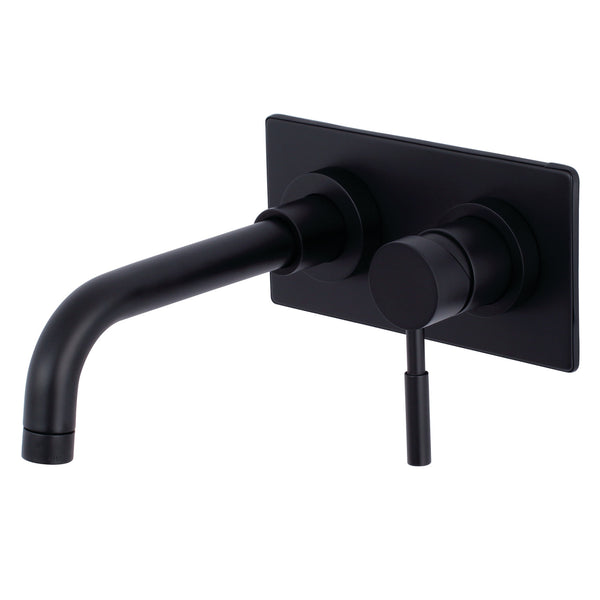 WALL MOUNT BATHROOM FAUCET in MATTE BLACK - BFKS8110DL - COPPER ALCHEMY