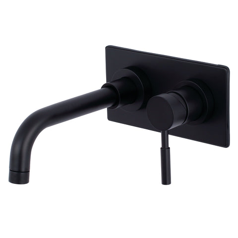 WALL MOUNT BATHROOM FAUCET in MATTE BLACK - BFKS8110DL - COPPER ALCHEMY