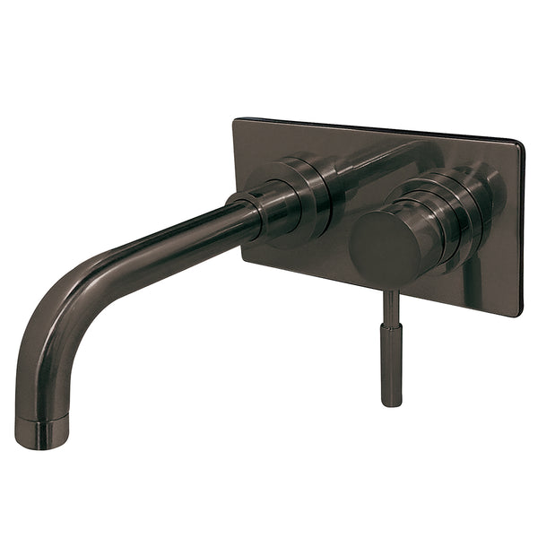 WALL MOUNT BATHROOM FAUCET in OIL RUBBED BRONZE - BFKS8115DL - COPPER ALCHEMY