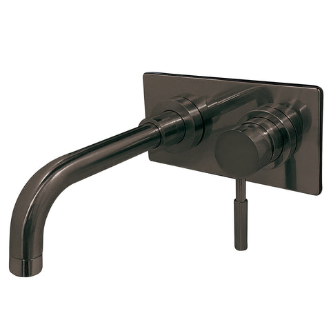 WALL MOUNT BATHROOM FAUCET in OIL RUBBED BRONZE - BFKS8115DL - COPPER ALCHEMY