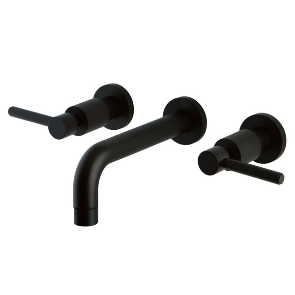 WALL MOUNT BATHROOM FAUCET in OIL RUBBED BRONZE - BFKS8125DL - COPPER ALCHEMY