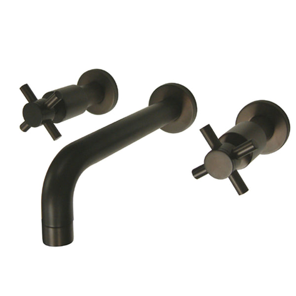 WALL MOUNT BATHROOM FAUCET in OIL RUBBED BRONZE - BFKS8125DX - COPPER ALCHEMY