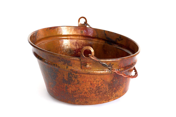 BUCKET TWO | Round Vessel Bathroom Copper Sink - 16 x 8" - Gauge 16 - COPPER ALCHEMY
