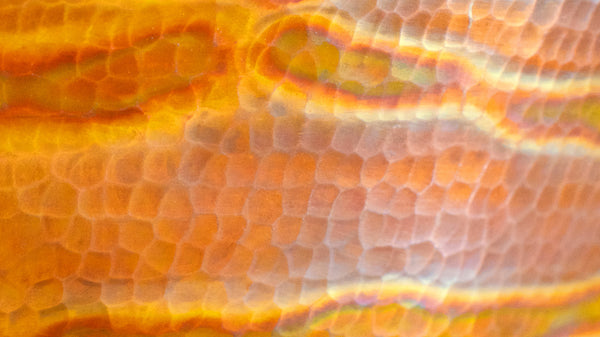 AVEDON | Round Raised Profile Bathroom Copper Sink with 1.5" Apron - 17 x 6" - COPPER ALCHEMY