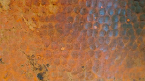 NAPA | Round Under Mount Bar Copper Sink with 1" Flat Rim - 15 x 7" - Gauge 16 - COPPER ALCHEMY